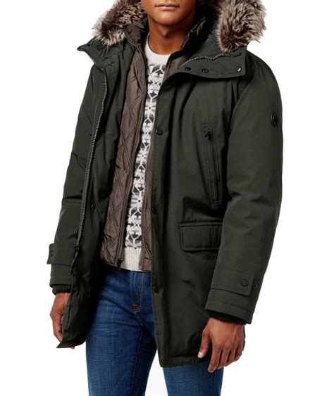 michael kors large tall parka|Men's Michael Kors Big & Tall Blazers & Sport Coats.